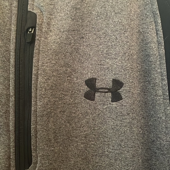 Under Armour Long Sleeve Full Zip Top-Men's size Medium-GUC - Picture 3 of 16